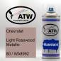 Preview: Chevrolet, Light Rosewood Metallic, 80 / WA8992: 400ml Sprühdose, von ATW Autoteile West.